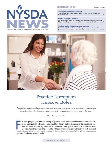 masthead and photo of young woman shaking hands with older woman