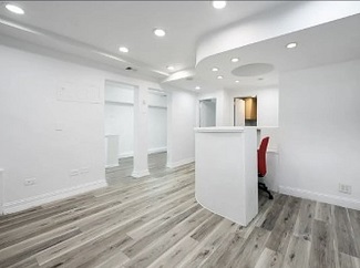 dental waiting room with front desk